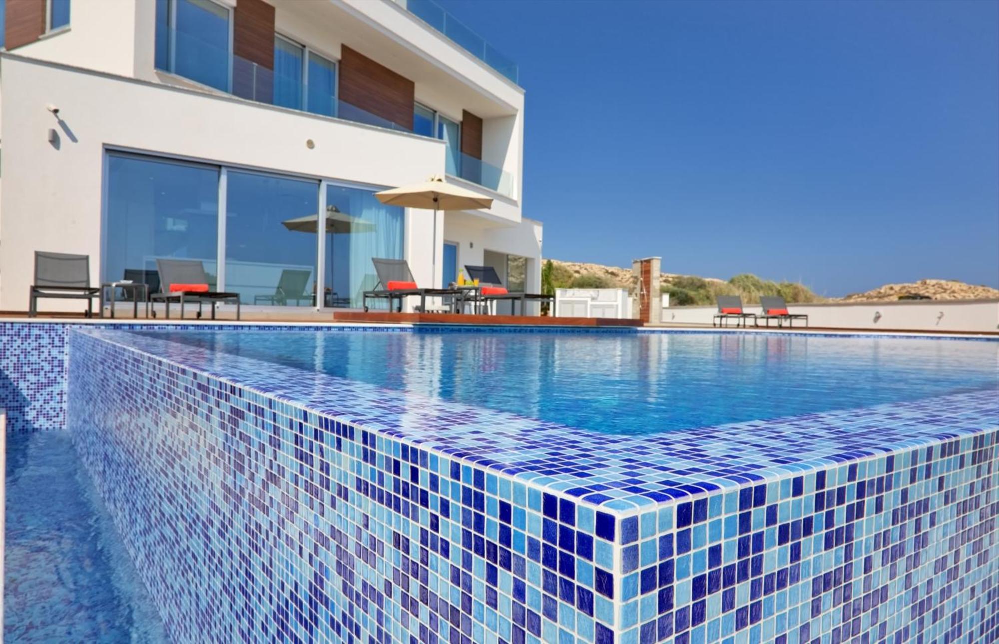 Beachfront Luxury Villa Idania 圣纳帕 外观 照片