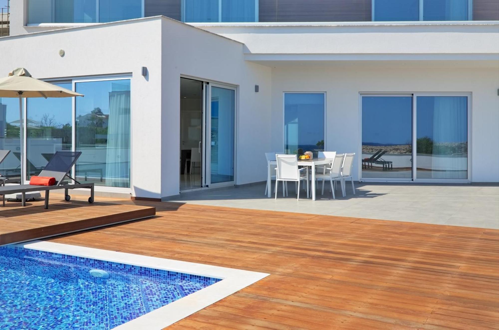 Beachfront Luxury Villa Idania 圣纳帕 外观 照片