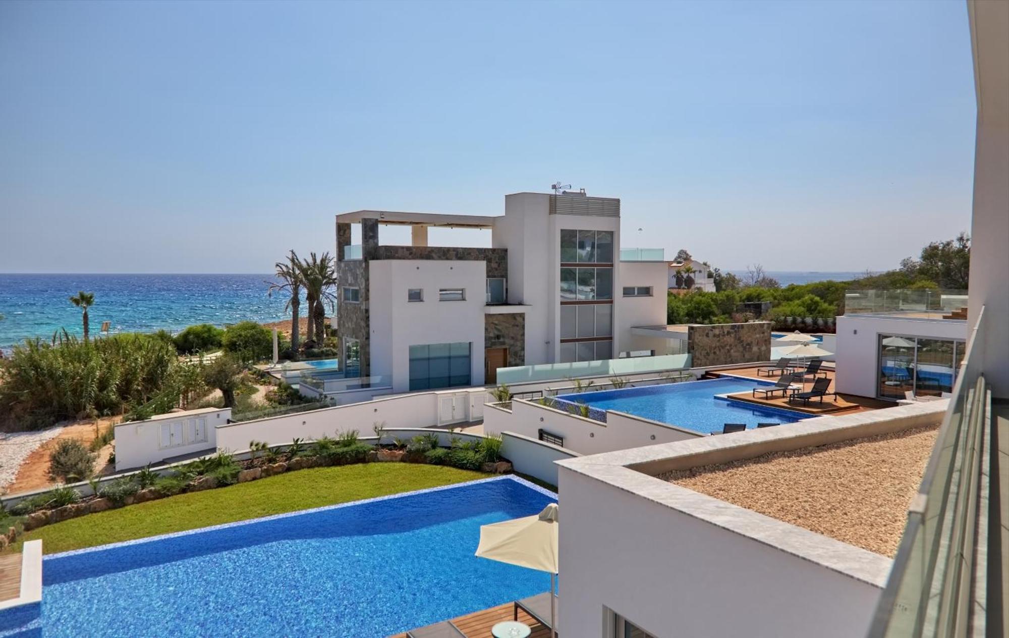 Beachfront Luxury Villa Idania 圣纳帕 外观 照片
