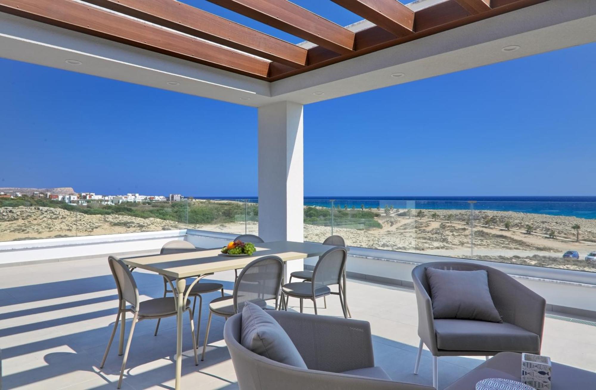Beachfront Luxury Villa Idania 圣纳帕 外观 照片