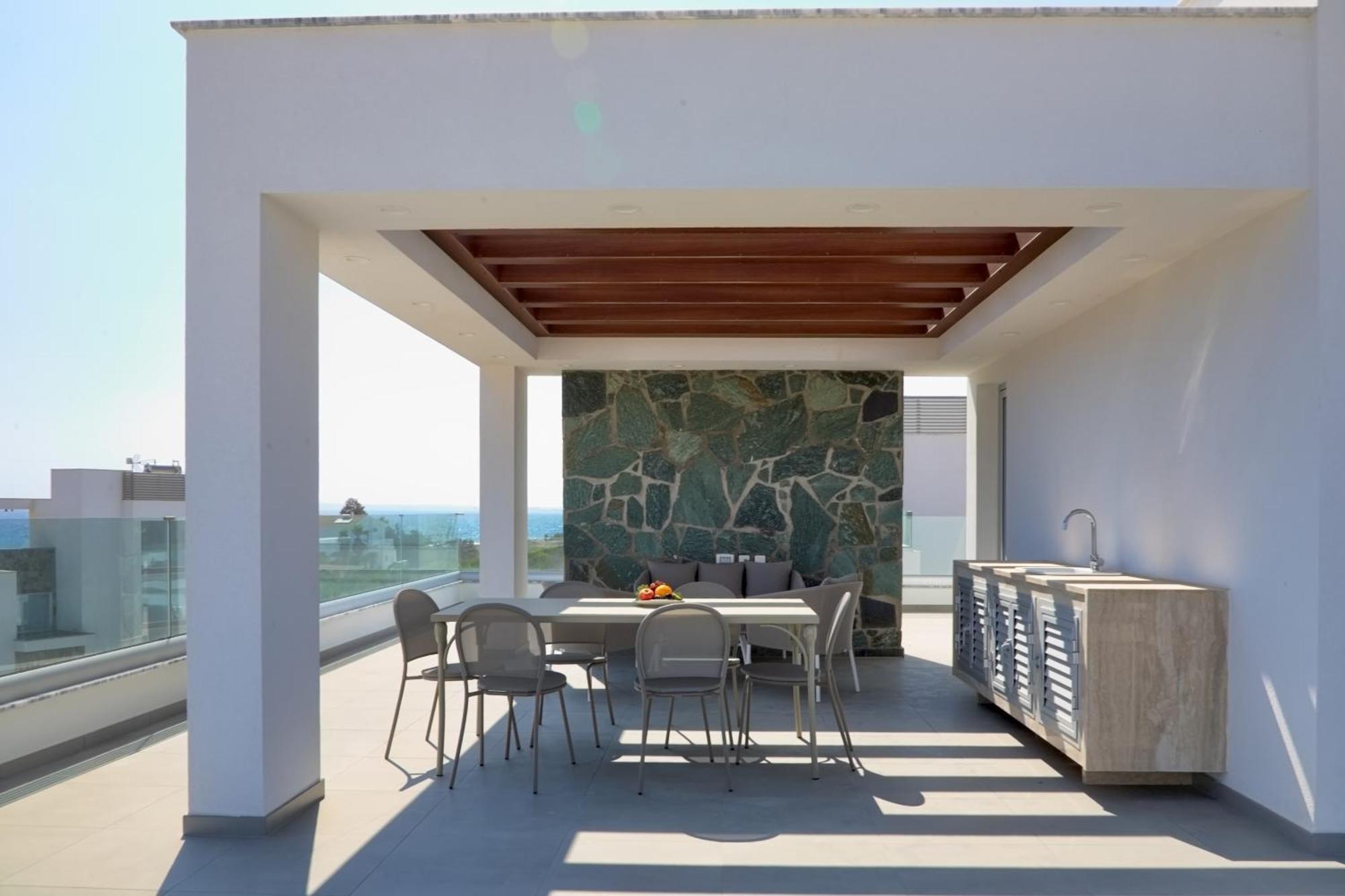 Beachfront Luxury Villa Idania 圣纳帕 外观 照片