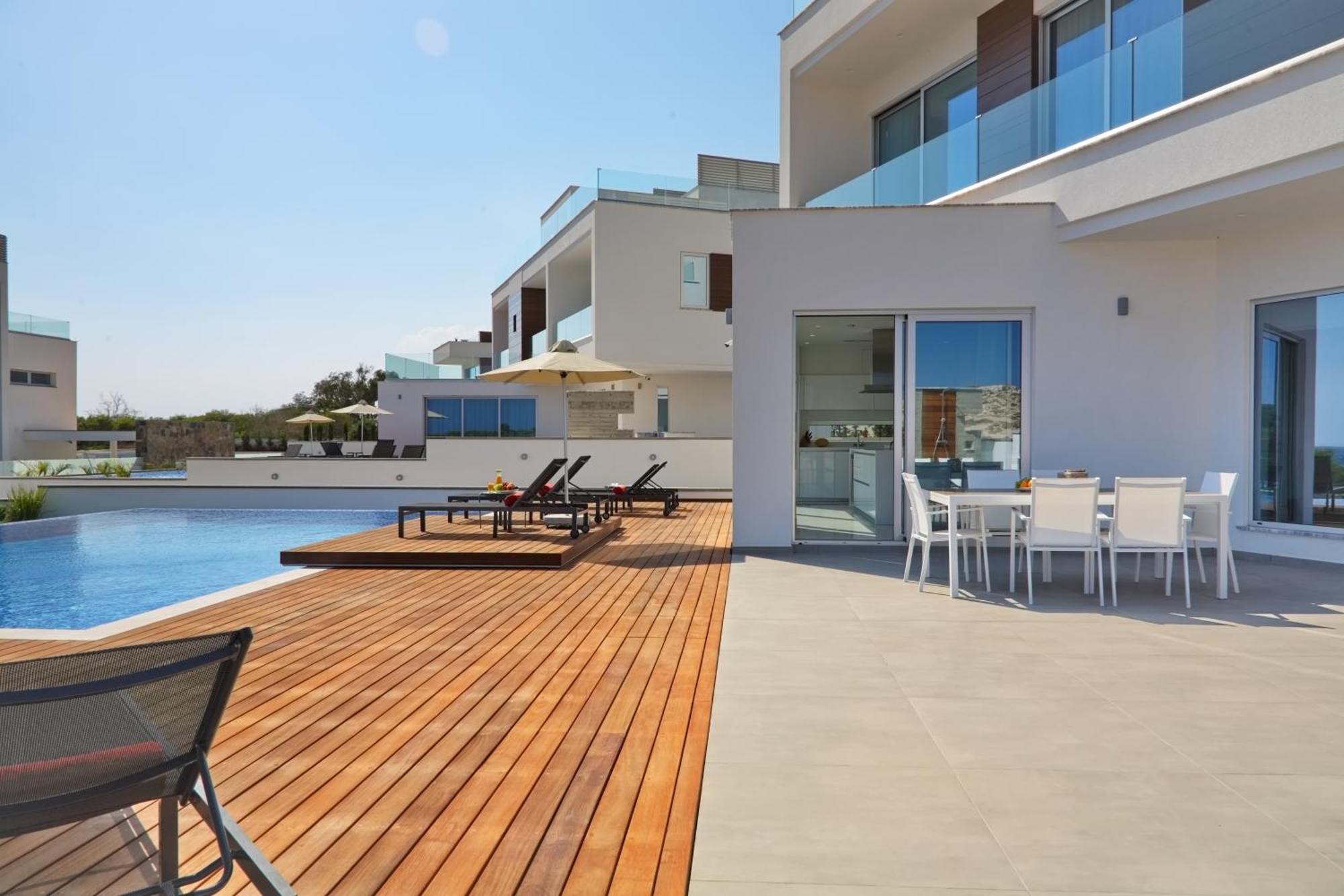 Beachfront Luxury Villa Idania 圣纳帕 外观 照片