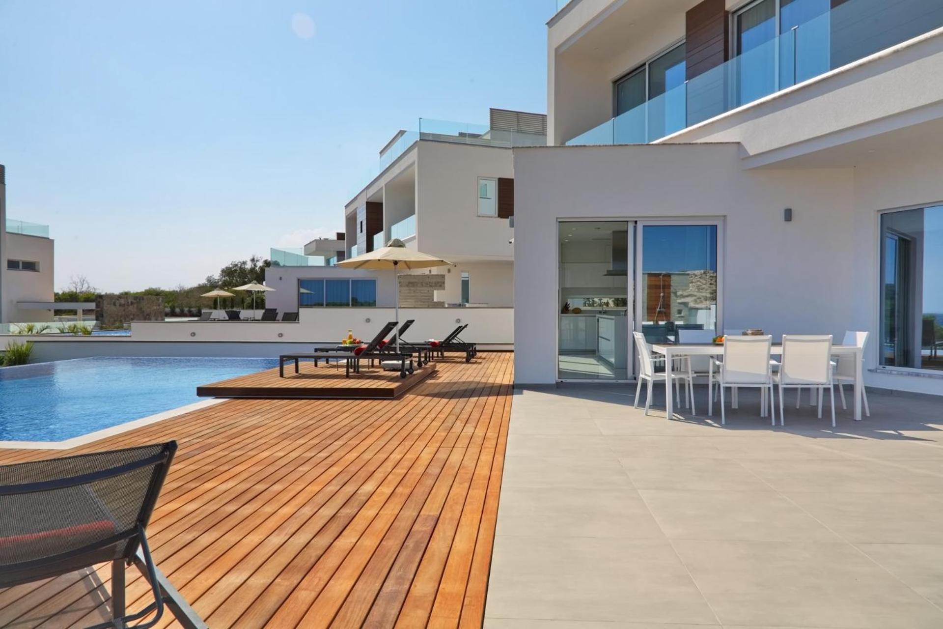 Beachfront Luxury Villa Idania 圣纳帕 外观 照片