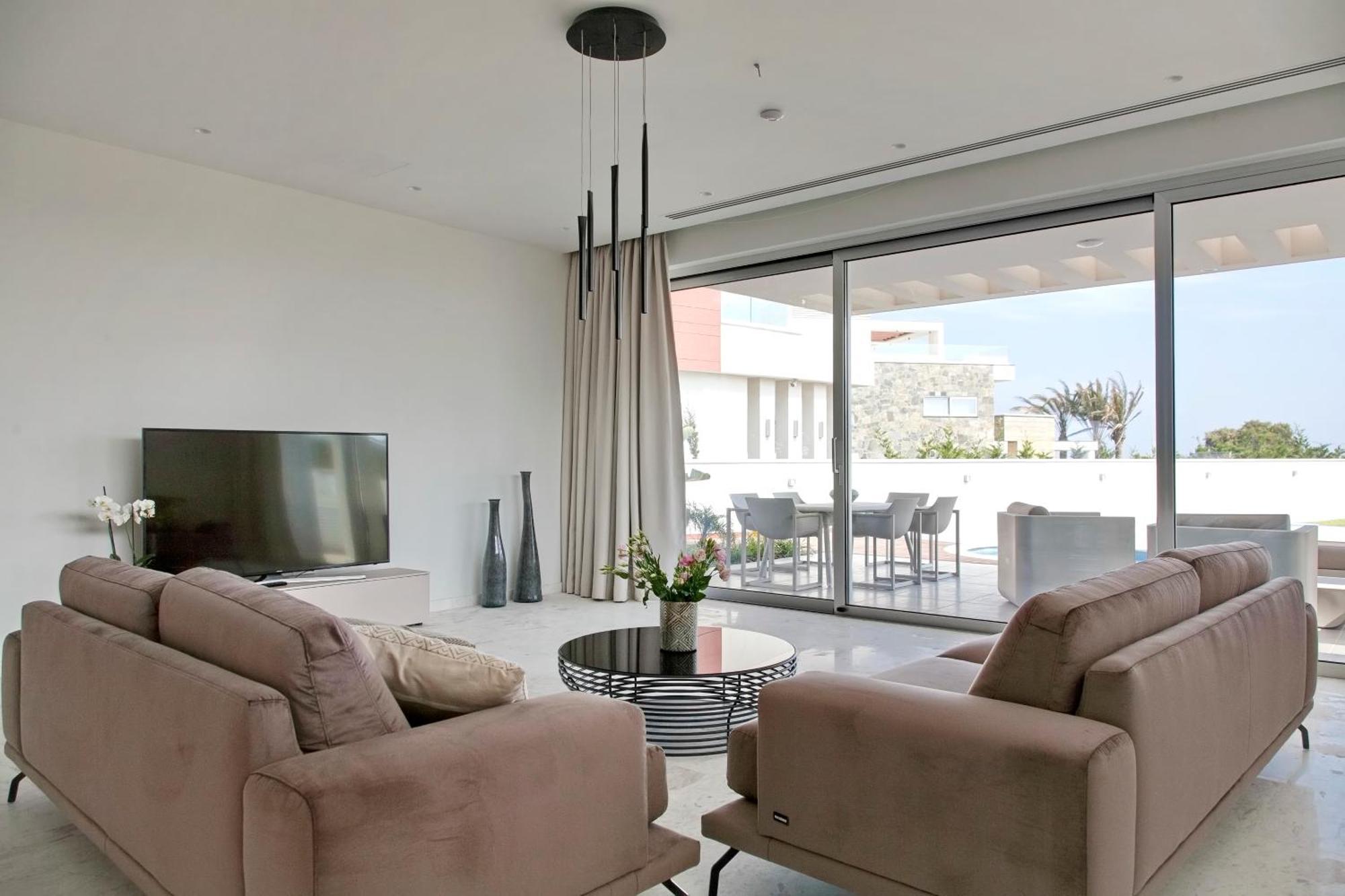Beachfront Luxury Villa Idania 圣纳帕 外观 照片