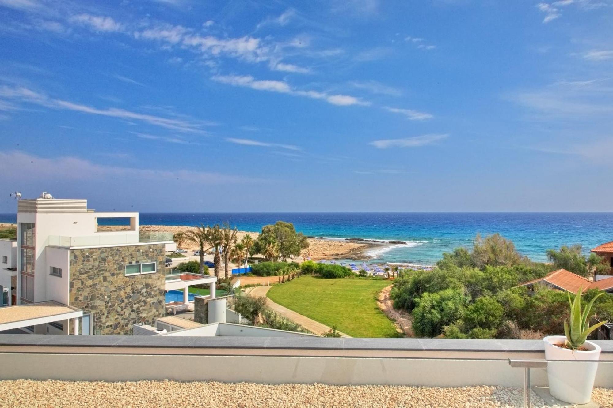 Beachfront Luxury Villa Idania 圣纳帕 外观 照片