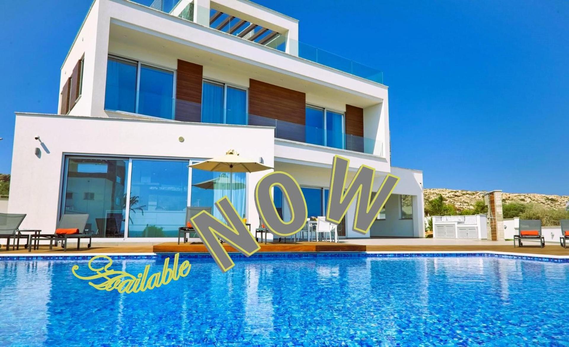 Beachfront Luxury Villa Idania 圣纳帕 外观 照片
